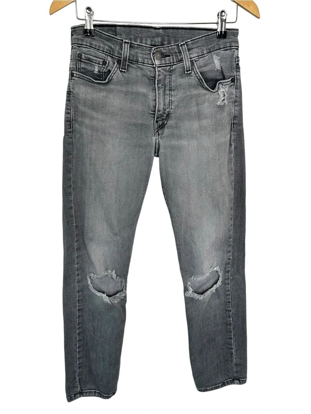 Levi's Slim 511 Men's Jeans in Grey with Black Waist Patch